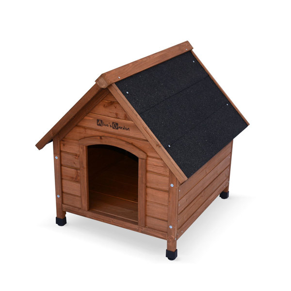 Archie & Oscar Muscogee Wooden Dog Kennel Wayfair.co.uk